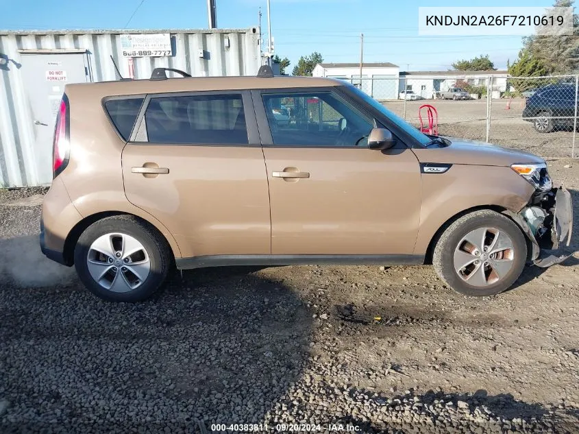 KNDJN2A26F7210619 2015 Kia Soul