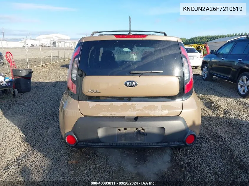 KNDJN2A26F7210619 2015 Kia Soul