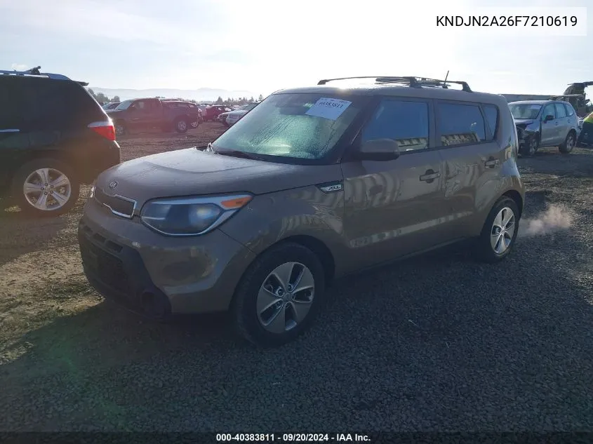 KNDJN2A26F7210619 2015 Kia Soul