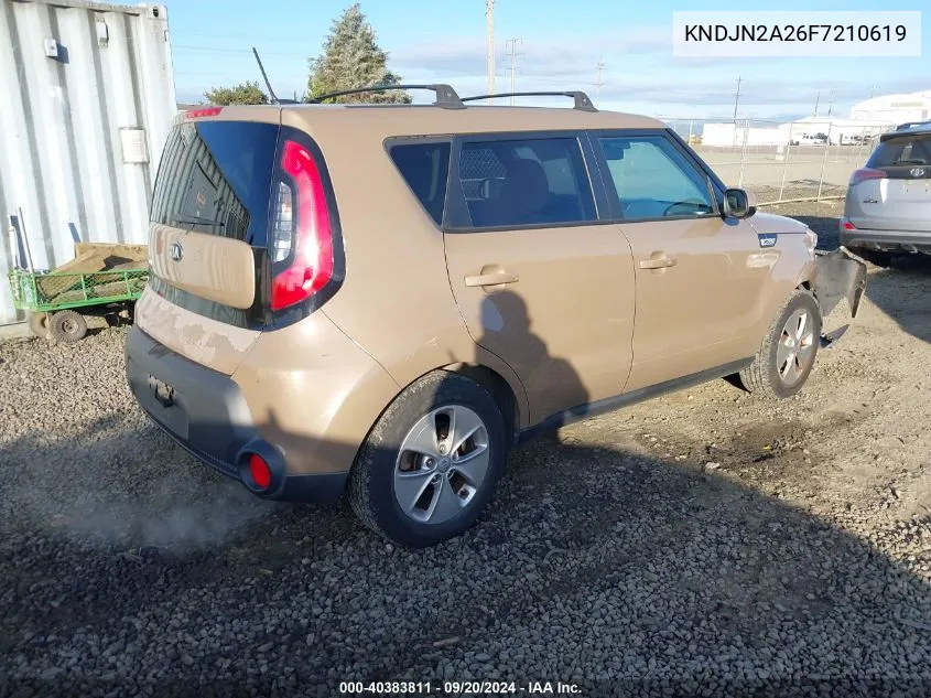 KNDJN2A26F7210619 2015 Kia Soul