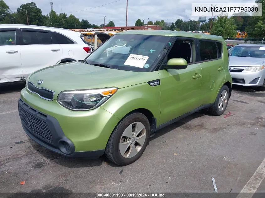 2015 Kia Soul VIN: KNDJN2A21F7795030 Lot: 40391190