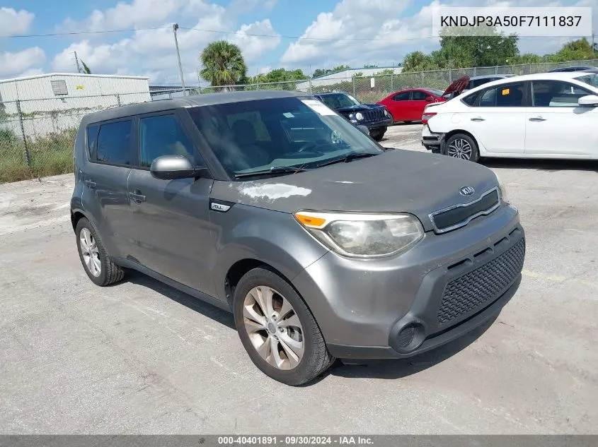 2015 Kia Soul + VIN: KNDJP3A50F7111837 Lot: 40401891