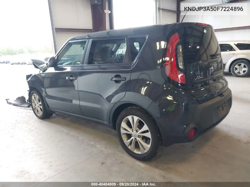 2015 Kia Soul + VIN: KNDJP3A50F7224896 Lot: 40404809