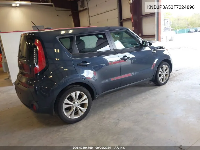 2015 Kia Soul + VIN: KNDJP3A50F7224896 Lot: 40404809