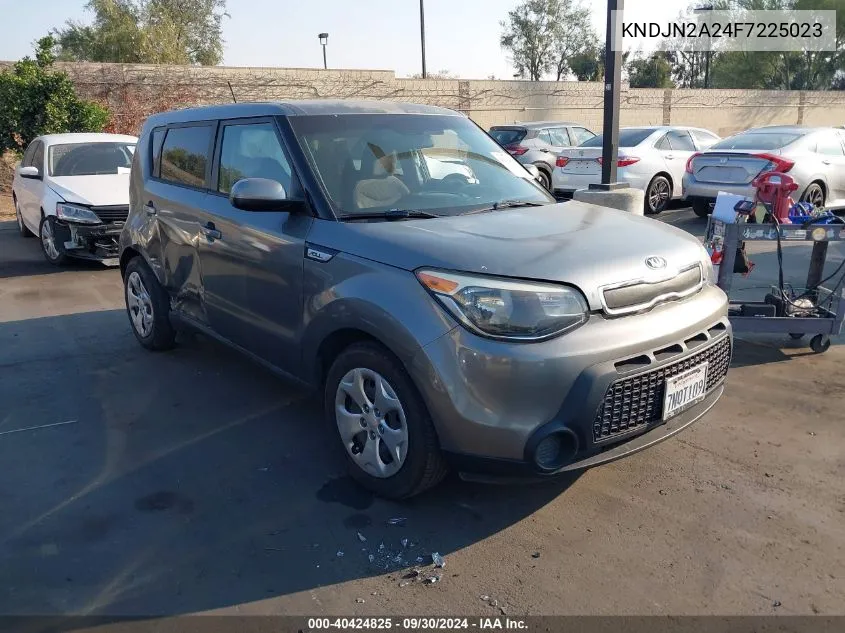 2015 Kia Soul VIN: KNDJN2A24F7225023 Lot: 40424825