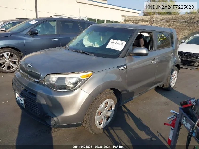 2015 Kia Soul VIN: KNDJN2A24F7225023 Lot: 40424825