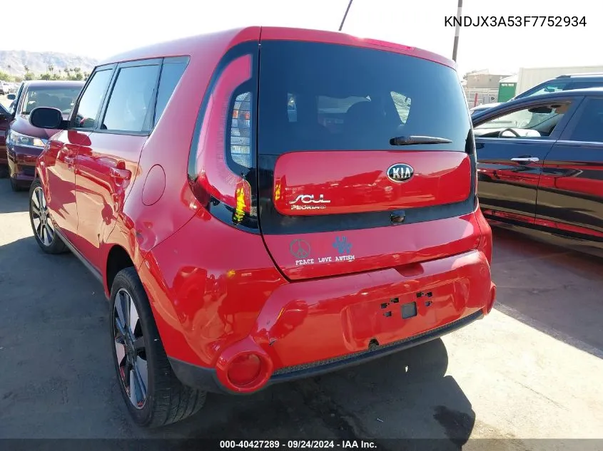 KNDJX3A53F7752934 2015 Kia Soul !