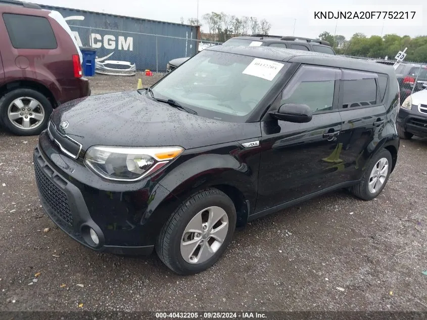 KNDJN2A20F7752217 2015 Kia Soul