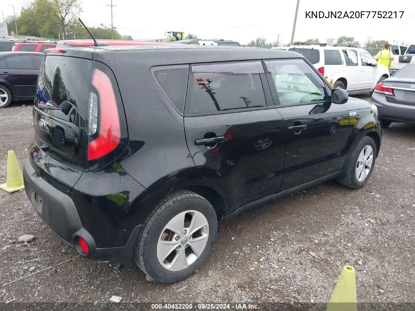 KNDJN2A20F7752217 2015 Kia Soul