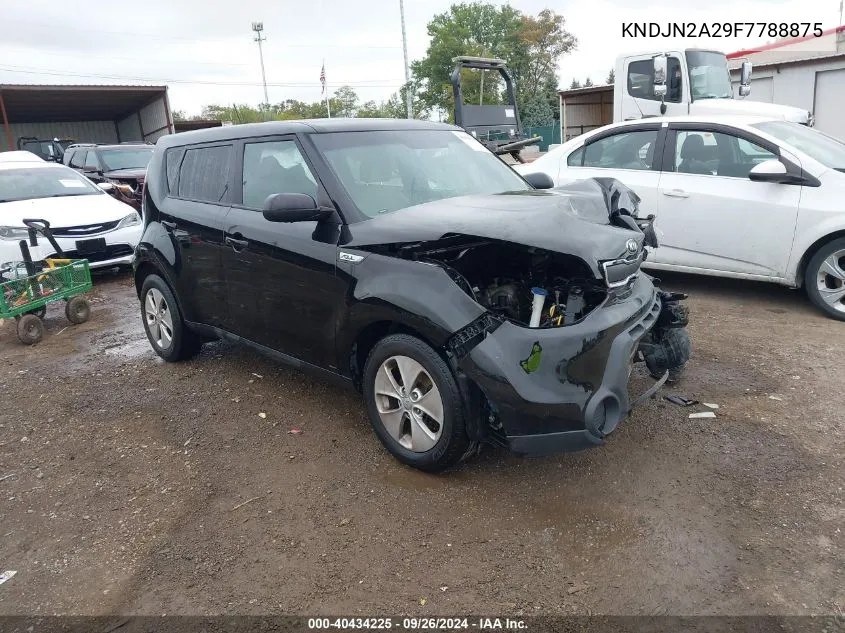 2015 Kia Soul VIN: KNDJN2A29F7788875 Lot: 40434225