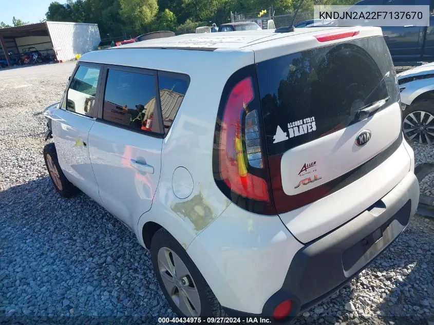 KNDJN2A22F7137670 2015 Kia Soul