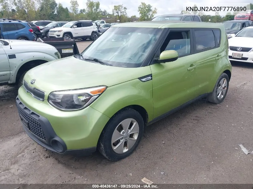 KNDJN2A20F7776890 2015 Kia Soul