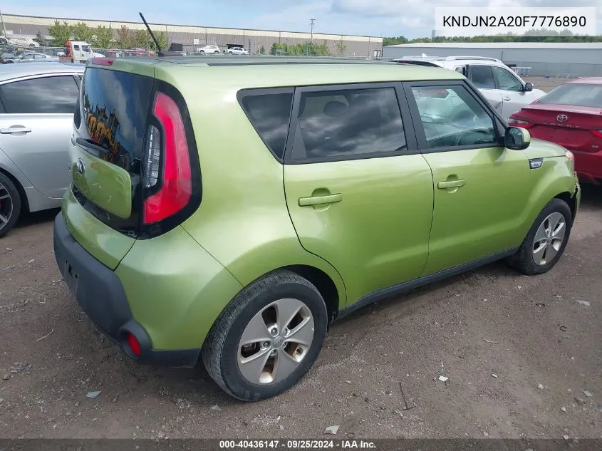 KNDJN2A20F7776890 2015 Kia Soul