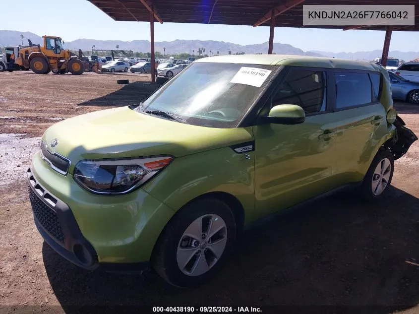 2015 Kia Soul VIN: KNDJN2A26F7766042 Lot: 40438190