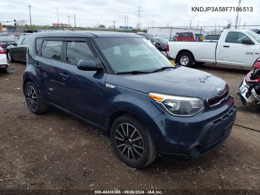 2015 Kia Soul + VIN: KNDJP3A58F7186513 Lot: 40438363