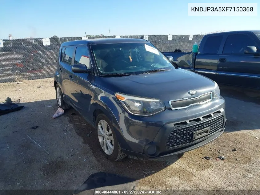 2015 Kia Soul + VIN: KNDJP3A5XF7150368 Lot: 40444861