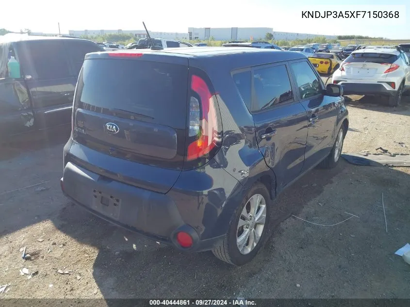 2015 Kia Soul + VIN: KNDJP3A5XF7150368 Lot: 40444861