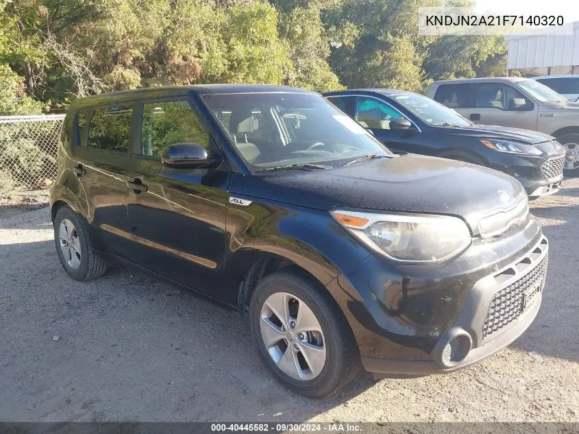 2015 Kia Soul VIN: KNDJN2A21F7140320 Lot: 40445582