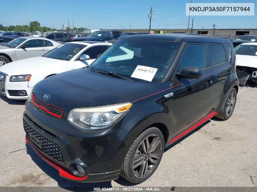 2015 Kia Soul + VIN: KNDJP3A50F7157944 Lot: 40448713