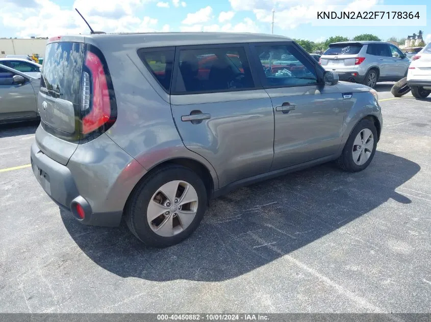 2015 Kia Soul VIN: KNDJN2A22F7178364 Lot: 40450882