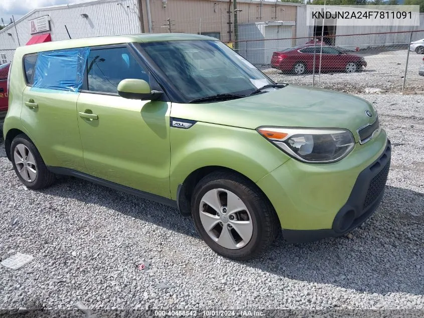 KNDJN2A24F7811091 2015 Kia Soul