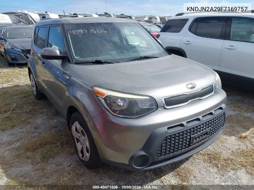 2015 Kia Soul VIN: KNDJN2A29F7169757 Lot: 40471506