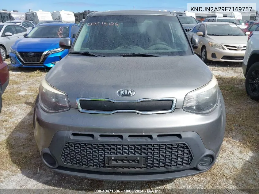 2015 Kia Soul VIN: KNDJN2A29F7169757 Lot: 40471506