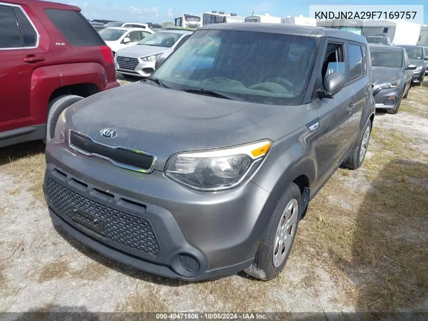 2015 Kia Soul VIN: KNDJN2A29F7169757 Lot: 40471506