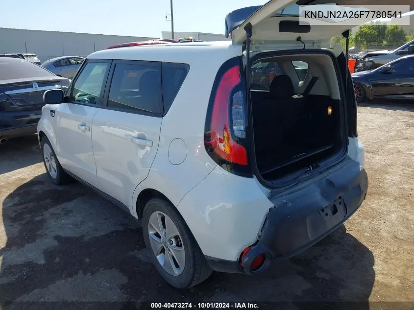 KNDJN2A26F7780541 2015 Kia Soul