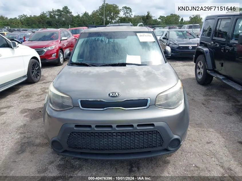 KNDJN2A29F7151646 2015 Kia Soul