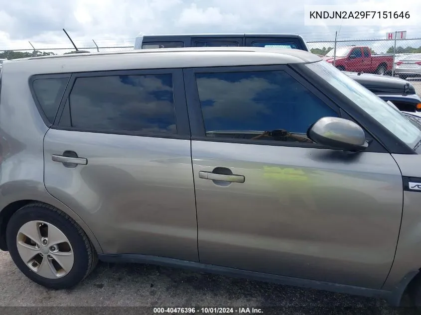 KNDJN2A29F7151646 2015 Kia Soul