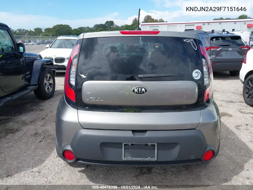 KNDJN2A29F7151646 2015 Kia Soul