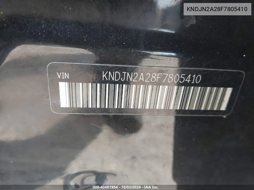 KNDJN2A28F7805410 2015 Kia Soul