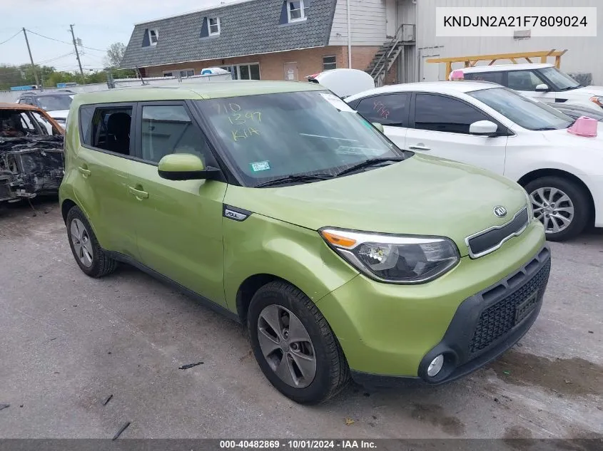 2015 Kia Soul VIN: KNDJN2A21F7809024 Lot: 40482869