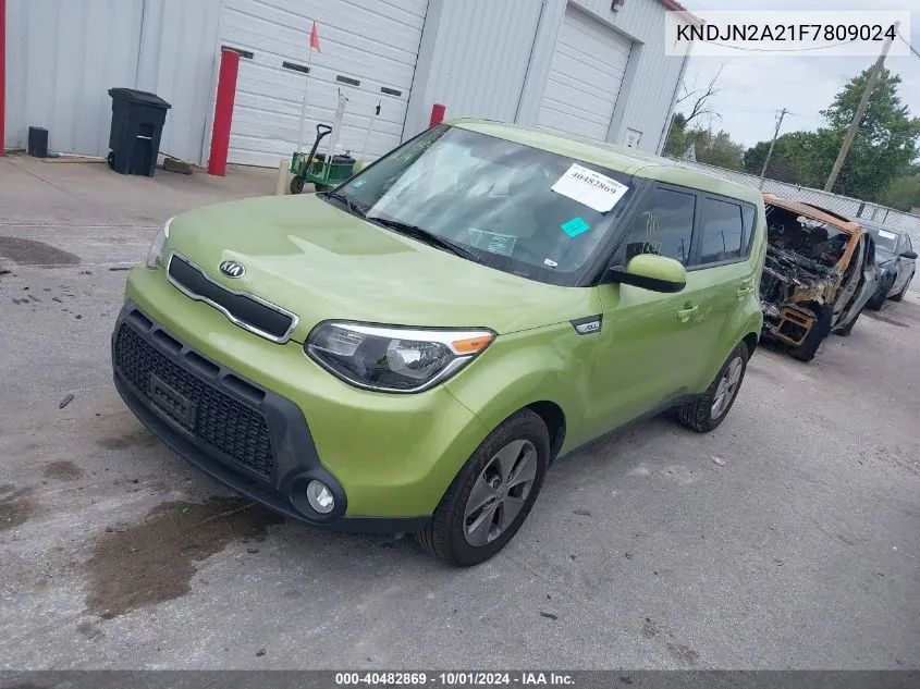 2015 Kia Soul VIN: KNDJN2A21F7809024 Lot: 40482869