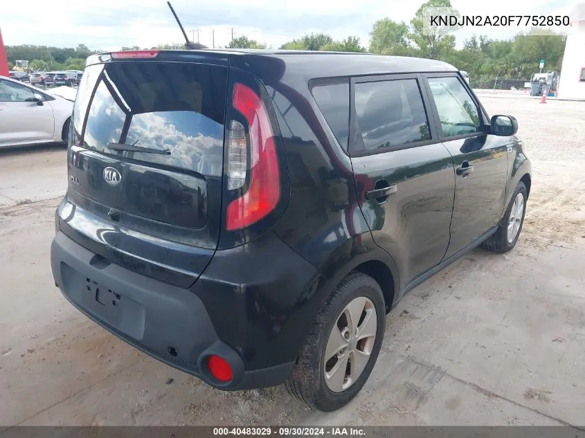 KNDJN2A20F7752850 2015 Kia Soul