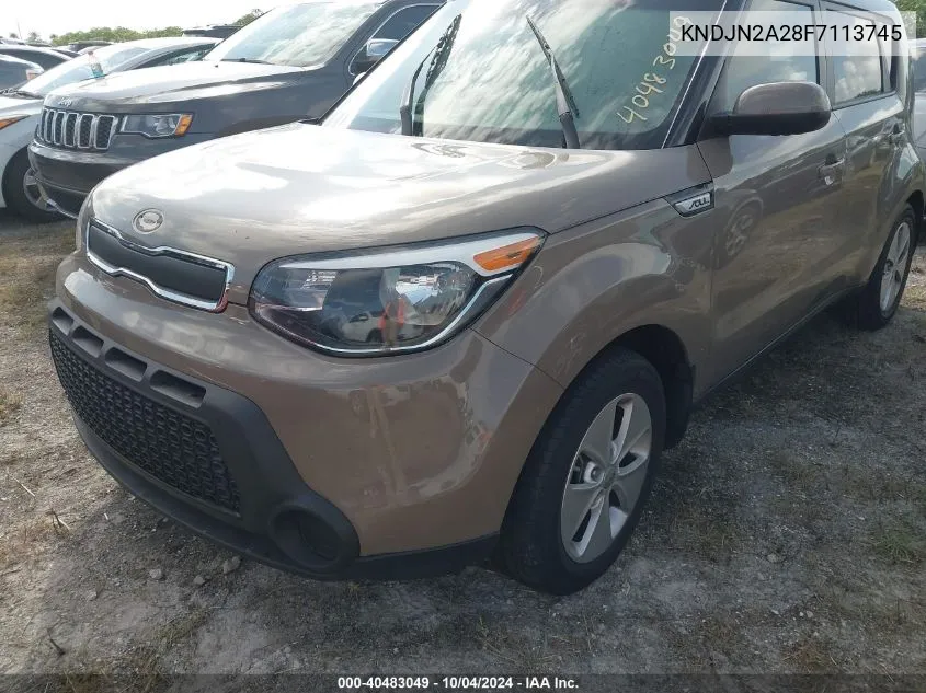 2015 Kia Soul VIN: KNDJN2A28F7113745 Lot: 40483049