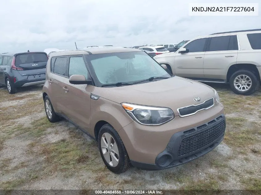 2015 Kia Soul VIN: KNDJN2A21F7227604 Lot: 40484558