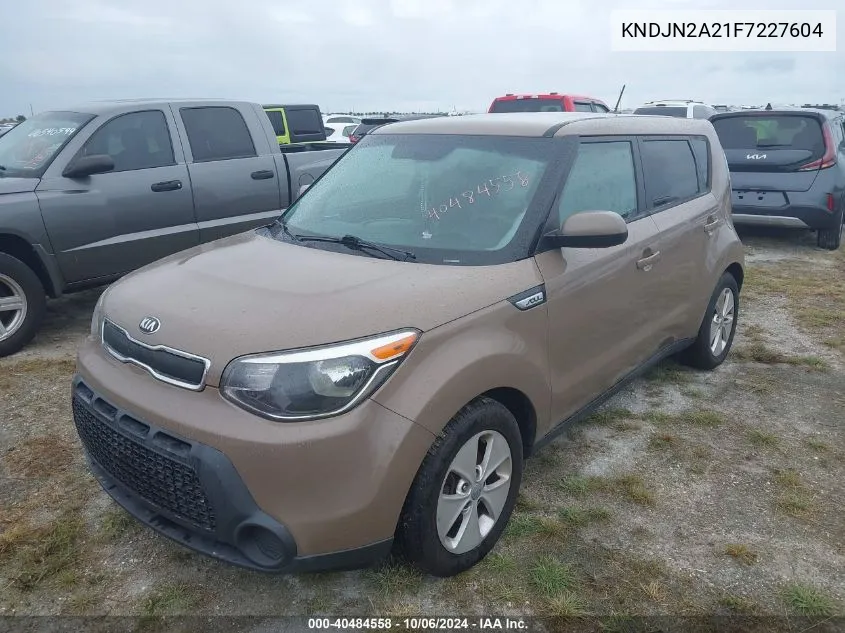 2015 Kia Soul VIN: KNDJN2A21F7227604 Lot: 40484558