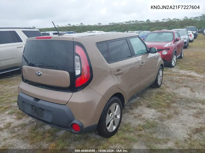 2015 Kia Soul VIN: KNDJN2A21F7227604 Lot: 40484558