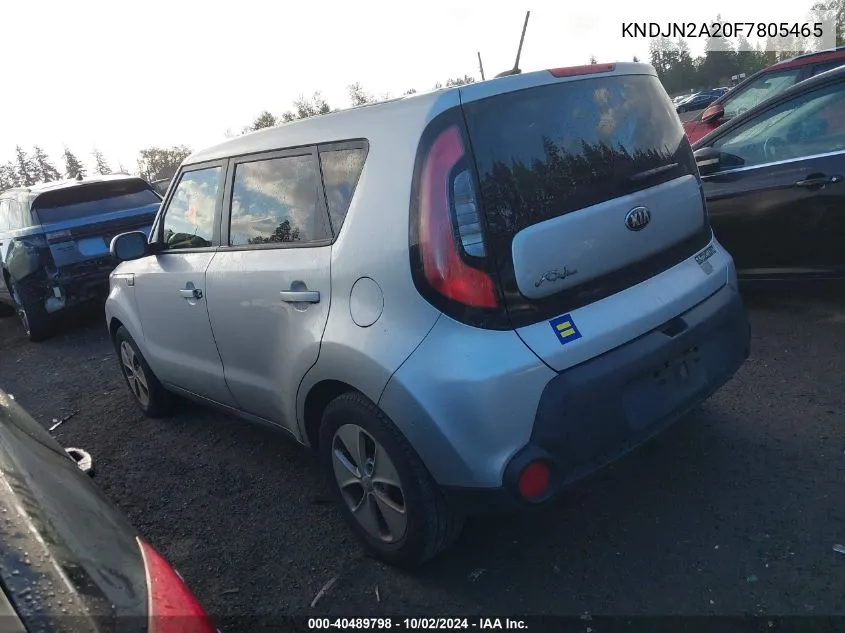 KNDJN2A20F7805465 2015 Kia Soul