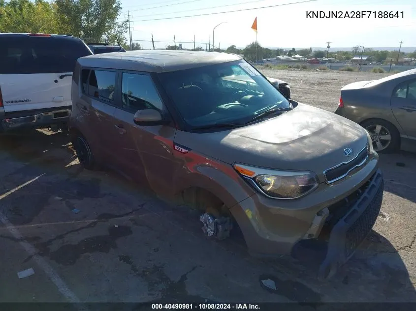 2015 Kia Soul VIN: KNDJN2A28F7188641 Lot: 40490981