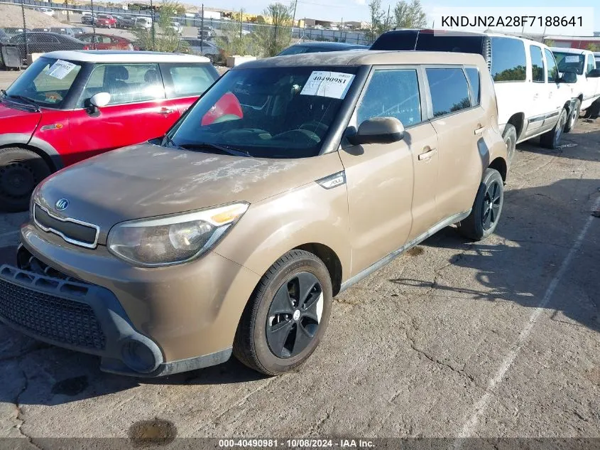 2015 Kia Soul VIN: KNDJN2A28F7188641 Lot: 40490981