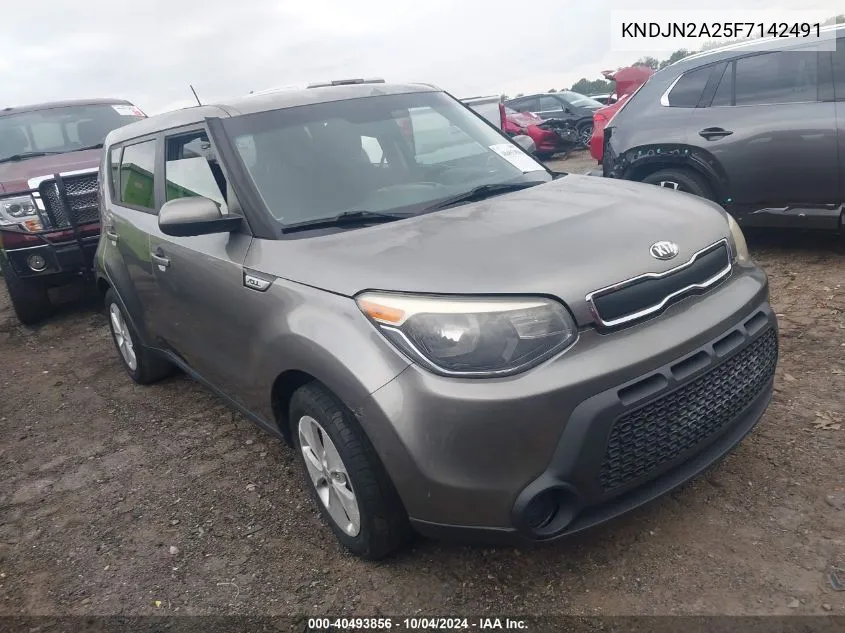 2015 Kia Soul VIN: KNDJN2A25F7142491 Lot: 40493856