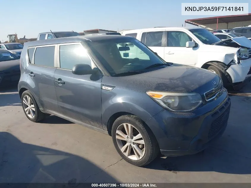 2015 Kia Soul + VIN: KNDJP3A59F7141841 Lot: 40507396