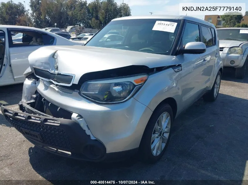 2015 Kia Soul VIN: KNDJN2A25F7779140 Lot: 40514475