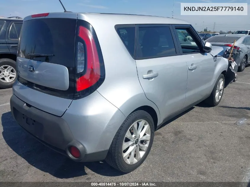 2015 Kia Soul VIN: KNDJN2A25F7779140 Lot: 40514475