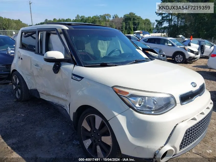 2015 Kia Soul ! VIN: KNDJX3A54F7219359 Lot: 40517491