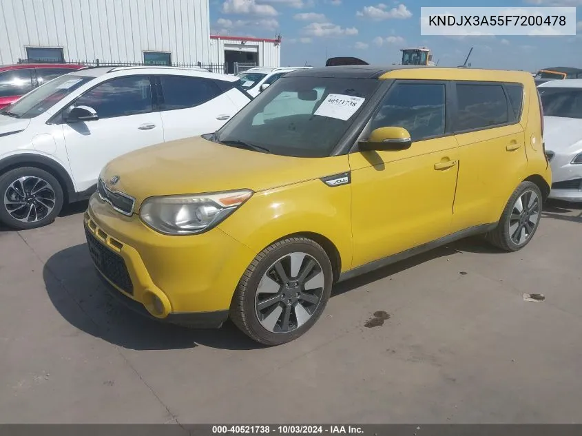 KNDJX3A55F7200478 2015 Kia Soul !