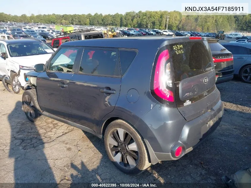 2015 Kia Soul ! VIN: KNDJX3A54F7185911 Lot: 40522395